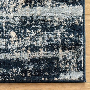 Dark Blue Stunning Vintage Area Rug - Denver