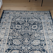 Load image into Gallery viewer, Traditional Dark Blue Vintage Living Room Rug - Denver
