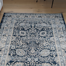 Load image into Gallery viewer, Traditional Dark Blue Vintage Living Room Rug - Denver