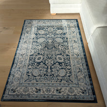 Load image into Gallery viewer, Traditional Dark Blue Vintage Living Room Rug - Denver