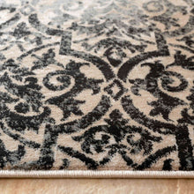 Load image into Gallery viewer, Dark Grey and Silver Vintage Area Rug - Denver