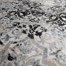 Load image into Gallery viewer, Dark Grey and Silver Vintage Area Rug - Denver