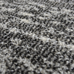 Grey Scandi Striped Living Room Rug - Perth