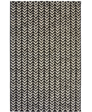 Load image into Gallery viewer, Black Geometric Washable Outdoor Garden Rug - Ota