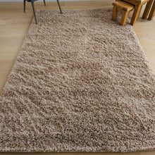 Load image into Gallery viewer, Soft Beige Plain Shaggy Rug - Gallery