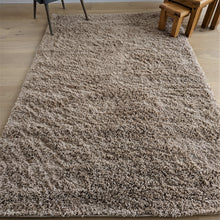 Load image into Gallery viewer, Soft Beige Plain Shaggy Rug - Gallery