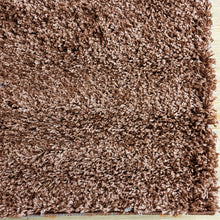 Load image into Gallery viewer, Brown Solid Shaggy Rug - Gallery