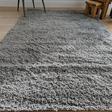 Load image into Gallery viewer, Grey Non Shed Shaggy Rug - Gallery