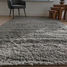 Load image into Gallery viewer, Grey Non Shed Shaggy Rug - Gallery