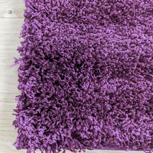 Load image into Gallery viewer, Purple Solid Deep Shaggy Rug - Gallery