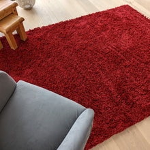 Load image into Gallery viewer, Warm Red Shaggy Rug - Gallery