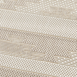 Natural Diamond Geometric Indoor Outdoor Rug - Hydraflex