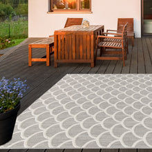 Load image into Gallery viewer, Modern Coastal Grey Indoor Outdoor Rug - Hydraflex