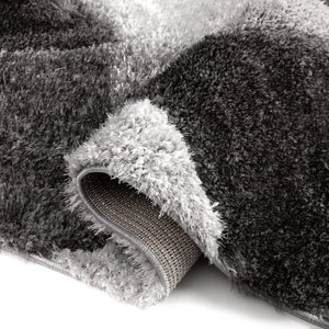 Grey Pebbles Shaggy Rugs - Verge