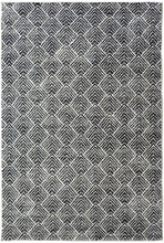 Load image into Gallery viewer, Grey Flecked Geometric Flatweave Rug - Neptune