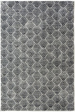 Load image into Gallery viewer, Grey Flecked Geometric Flatweave Rug - Neptune