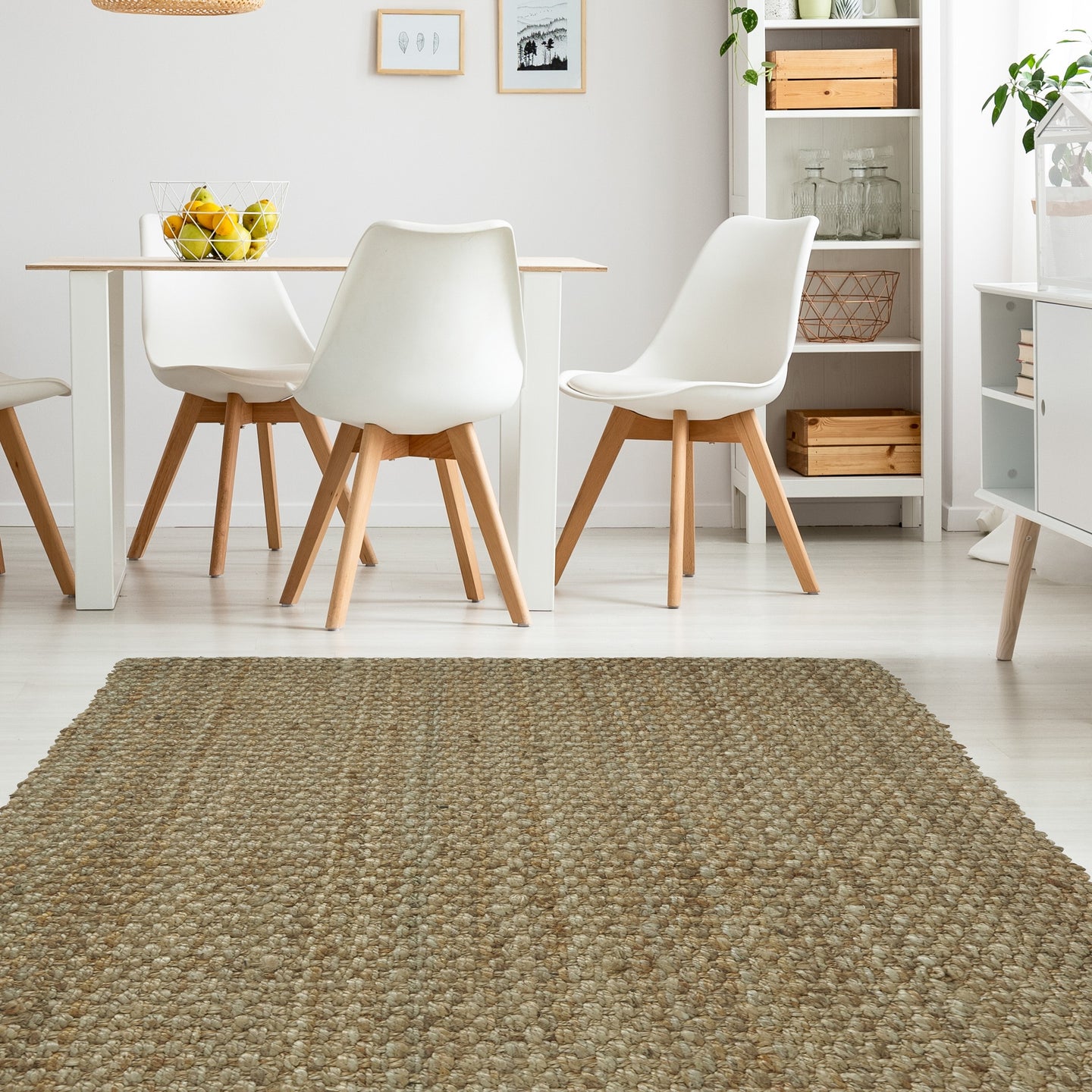Natural Kitchen and Area Jute Rug - Relay Jute