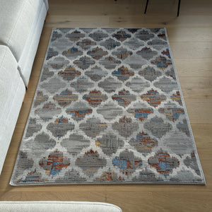 Stunning Moroccan Trellis Living Room Rug - Orion