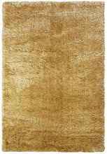 Load image into Gallery viewer, Ochre Yellow Shimmering Polyester Shaggy Rug - Dokka
