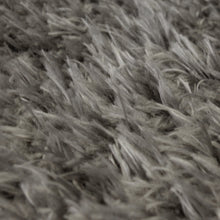 Load image into Gallery viewer, Grey Luxuriously Soft Polyester Shaggy Rug - Dokka