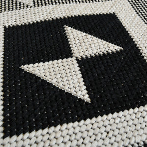 Grey Moroccan Tribal Washable Outdoor Rug - Ota