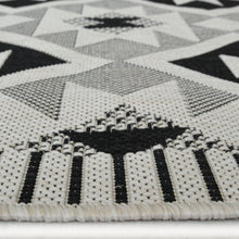 Load image into Gallery viewer, Grey Moroccan Tribal Washable Outdoor Rug - Ota