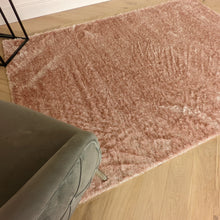 Load image into Gallery viewer, Blush Pink Low Pile Polyester Shaggy Rugs - Lush
