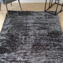 Load image into Gallery viewer, Grey Non Shed Shiney Polyester Shaggy Rugs - Lush