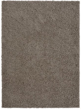 Load image into Gallery viewer, Brown Non Shedding 25mm Cosy Shaggy Rug - Aras