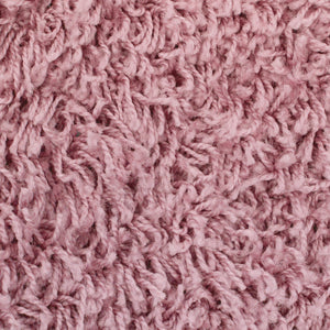 Baby Pink Non Shedding 25mm Cosy Shaggy Rug - Aras