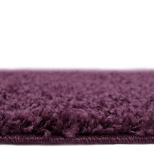 Load image into Gallery viewer, Purple Anti Shed 25mm Cosy Shaggy Rug - Aras