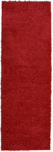 Load image into Gallery viewer, Red Anti Shed 25mm Cosy Shaggy Rug - Aras