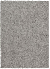 Load image into Gallery viewer, Silver 25mm Cosy Low Pile Shaggy Rug - Aras