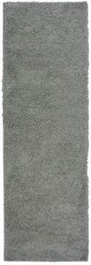 Silver 25mm Cosy Low Pile Shaggy Rug - Aras