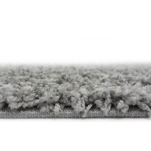 Silver 25mm Cosy Low Pile Shaggy Rug - Aras