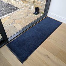 Load image into Gallery viewer, Navy Non Slip And Washable Door Mat - Barrier