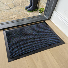 Load image into Gallery viewer, Navy Non Slip And Washable Door Mat - Barrier