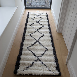 Super Soft Ivory Scandi 4.5cm Shaggy Rugs - Nivalli