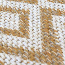 Load image into Gallery viewer, Gold Aztec Recycled Cotton Living Room Rug - Regen