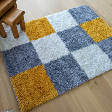 Load image into Gallery viewer, Ochre Yellow Shaggy Runner Rug - Oslo