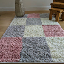 Load image into Gallery viewer, Blush Pink  Patchwork Rug - Oslo