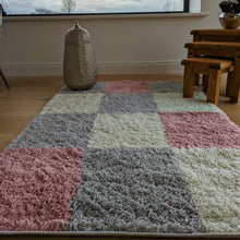 Load image into Gallery viewer, Blush Pink  Patchwork Rug - Oslo