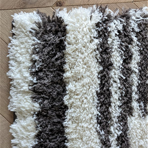 Ivory Tribal Soft Shaggy Rugs - Alaska