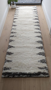 Ivory Tribal Soft Shaggy Rugs - Alaska