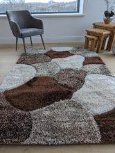 Load image into Gallery viewer, Brown Pebbles Shaggy Rugs - Verge