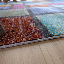 Load image into Gallery viewer, Multicoloured Patchwork Living Room Rug - Capella