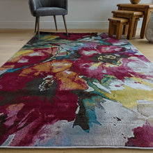 Load image into Gallery viewer, Red Classic Floral Living Room Rug - Capella