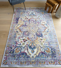 Load image into Gallery viewer, Blue Transitional Living Room Rug - Capella