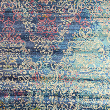 Load image into Gallery viewer, Navy Blue Damask Living Room Rug - Capella