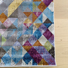 Load image into Gallery viewer, Multi Geometric Flatweave Rug - Capella